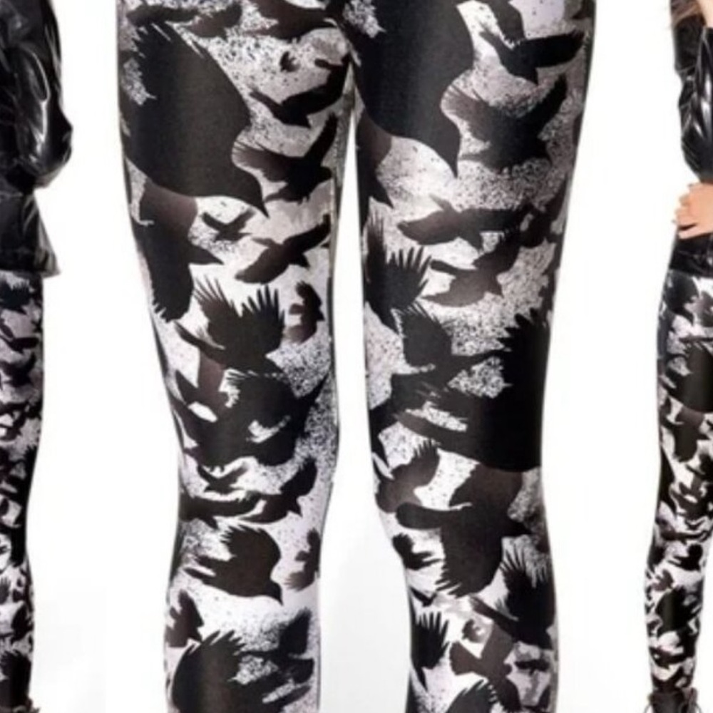 Blackmilk Ravens Fleece Leggings